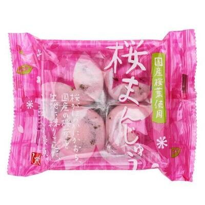 Moheji, Sakura Manju, Red Bean Azuki Anko in it, 4 pc