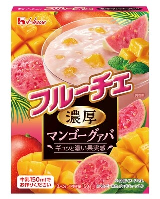 Very Rich & Delicious, "Furuche", Milk & Fruits Jelly Mix, Rich mango and Guava flavor, 150g