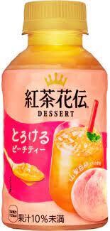 Coca-Cola Japan, Kouchakaden Desert, Peach Tea, Jelly in it, 280ml