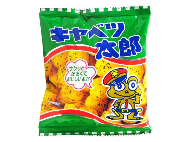 Kado&#39;s Taro Series, Kyabetsu Taro, &quot;Cabbage Taro&quot;, Crispy Corn Snack, 14g