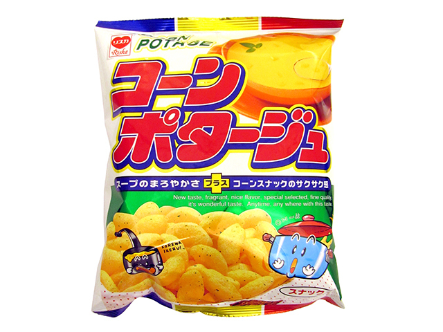 Riska &quot;Corn Potage Snack&quot;, Crispy Corn Snack, 75g