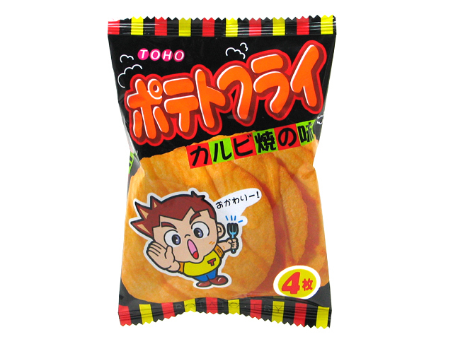 Toho &quot;Potato Frai&quot;, Fried Potato Snack, BBQ Sauce, 11g