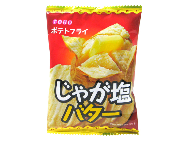 Toho "Jagashio Butter", Fried Potato Snack, 11g