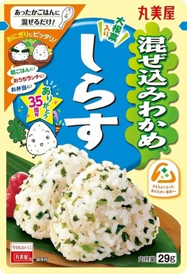 Marumiya, Mazekomi Wakame, Shirasu, Tiny Sardine, 29g