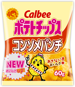Calbee "Potato Chips, Consomme Flavor", 60g