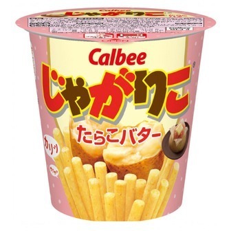 Calbee &quot;Jagariko, Cod Roe Butter Flavor&quot;, 58g