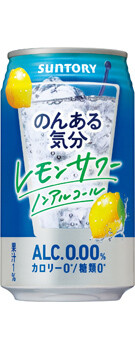 Suntory, Alcohol Free, Cocktail Taste Drink,  &quot;Non Aru Kibun,  Lemon​&quot;, 350ml