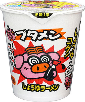Oyatsu Company "Butamen 4 Flavors" Instant Ramen
