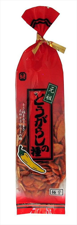 Echigo Seika &quot;Tougarashi no Tane&quot; Spicy Rice Cracker, 80g