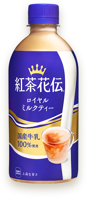 Coca-Cola, Koucha Kaden, Royal Milk Tea, 440ml  in a plastic bottle