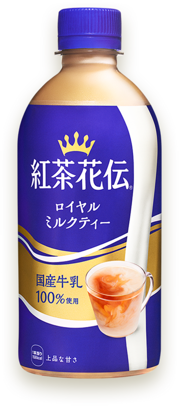 Coca-Cola, Koucha Kaden, Royal Milk Tea, 440ml  in a plastic bottle