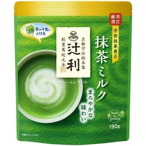 Tsujiri, Matcha Milk Drink Powder, 190g