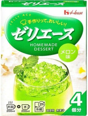 House, Melon Jelly Mix, Jelly Ace, For 4 Cups, Very Easy, 70g