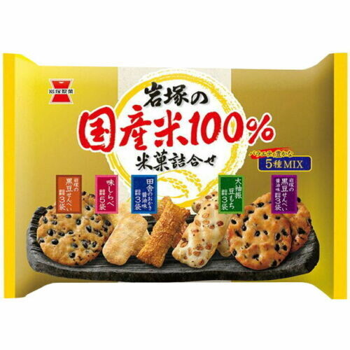 Iwatsuka, 5 kinds Mix Rice Cracker, 188g