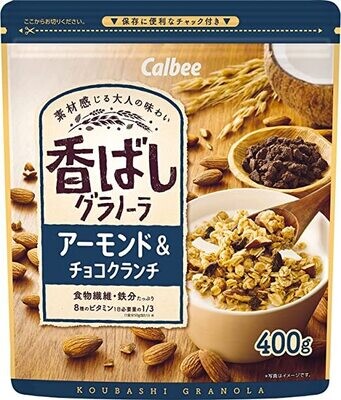 Calbee, Koubashi Granola, Almond &amp; Choco Crunch, 400g