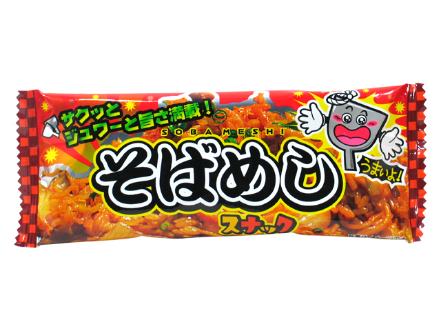Yaokin Sobameshi Snack Yakisoba Sauce Flavor 9g Yaokin Sobameshi Snack Yakisoba Sauce Flavor 9g