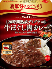 S&amp;B, Noukou Series, Beef Demi-glace, 150g in 1 pack, Retort Packed Curry, Medium Hot