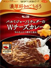 S&amp;B, Noukou Series, W Cheese Curry, 150g in 1 pack, Retort Packed Curry, Medium Hot