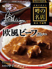 S&amp;B, Petit a la Campagne, European Beef Curry, Tokyo, Retort Packed, 200g