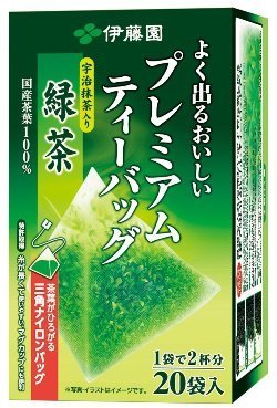 Itoen "Green Tea Premium Teabag" 1 Box, Containing Matcha,