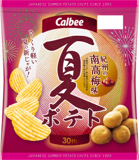 Calbee, Natsu Potato, Ume Flavor, 61g