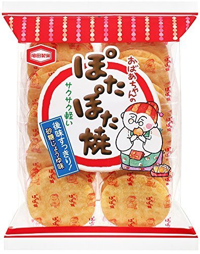 Kameda "Pota Pota Yaki" Sugar and Soy Sauce Flavor Rice Cracker, 165g