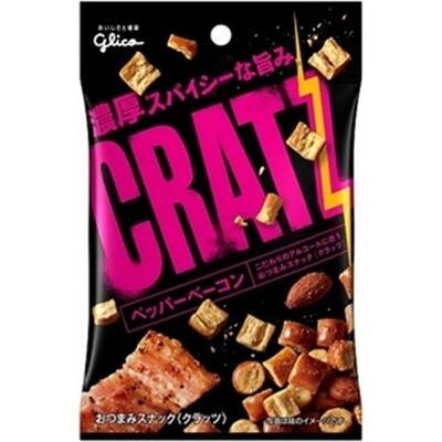 Glico, Cratz, Pepper Bacon taste, 42g