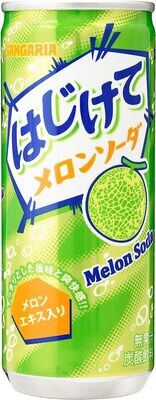 Sangaria, Hajikete Melon, Sparkling Drink, 250gx 30 cans