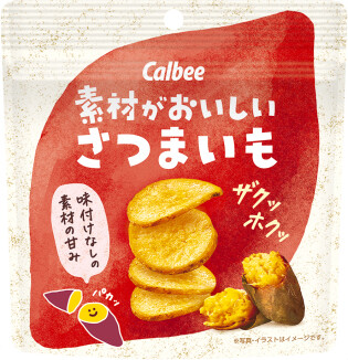 Calbee, Sozai ga Oishii Satsumaimo, Sweet Potato Chips, 38g