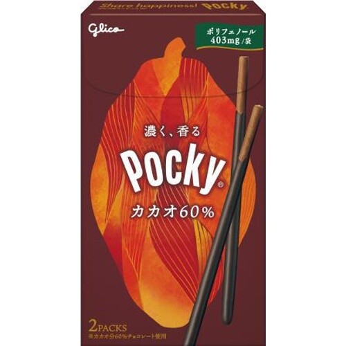 Glico, Pocky, Cacao 60%, Bitter Taste