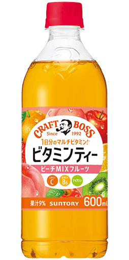 Suntory, Boss, Vitamin Tea, 600ml