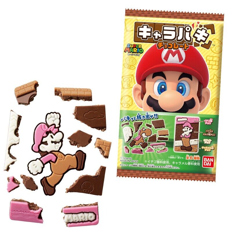 Bandai, Super Mario, &quot;Kyarapaki&quot;, Chocolate