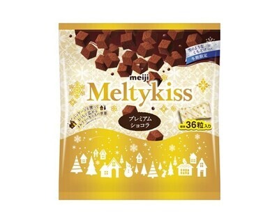 Meiji, Meltykiss, Value Pack, Premium Chocolate Flavor, Rich Ganache Chocolate 124g
