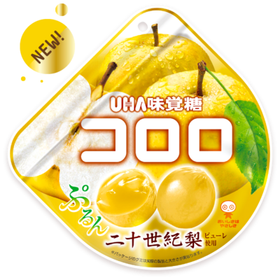 UHA mikakuto &quot;Kororo, Japanese pear &quot; Premium Gummy Candy, 40g