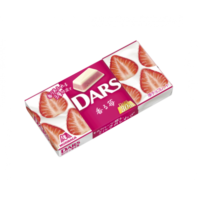 Morinaga, Dars, Chocolate, White chocolate Strawberry