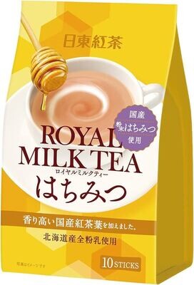 Nittoh, Royal Milk Tea, Honey Flavor, 8 sticks