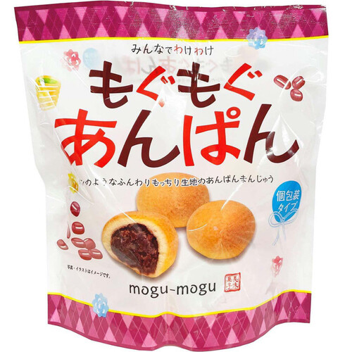 Todaya, Mogu-mogu Anpan, Soft Bread with Azuki Red Bean Paste, 175g in 1 bag