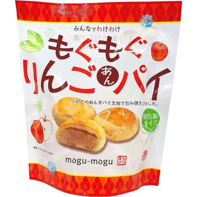 Todaya, Mogu-mogu Ringo An Pie, Apple & Sweet Bean Paste in Pie 135g in 1 bag