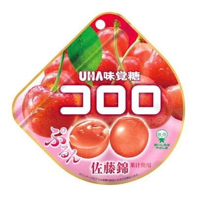 UHA mikakuto "Kororo, Cherry, Satonishiki" Premium Gummy Candy, 40g