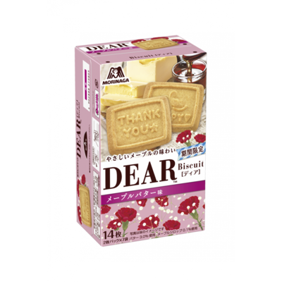 Morinaga, Cookie &quot;Dear&quot;, Maple Butter flavor, 14 pcs in 1 bag