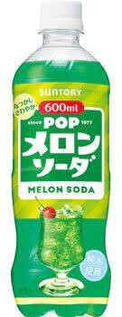 Suntory &quot;POP&quot; Melon Soda Flavor, 600ml