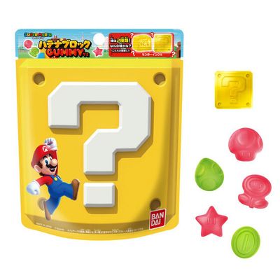 Bandai, Hatena Block Gummy, Super Mario, 37g