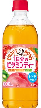 Suntory, Boss, Craft Boss, Vitamin Tea, Fruits Tea 600ml