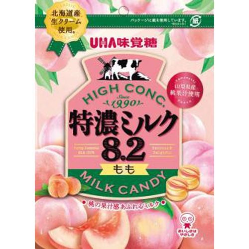 UHA, Hard Candy, Tokunou Milk 8.2, Peach, 70g
