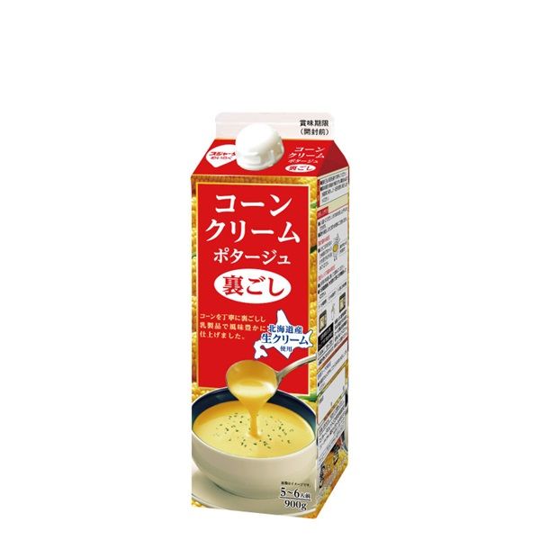 Meiraku, Corn Potage, 900g, Strained, Smooth Soup