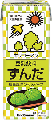 Kikkoman, Soy Milk, Zunda Flavor, Edamame Manju, Chosei Tonyu, 200ml