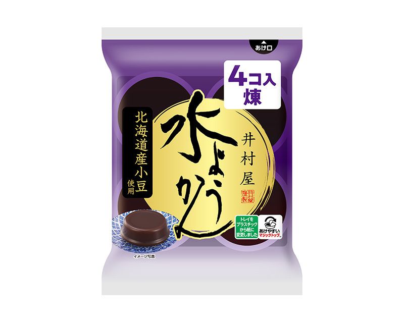 Imuraya &quot;Mizu Youkan Mix&quot;, Azuki, Yokan, 4 cups in 1 bag, Wagashi