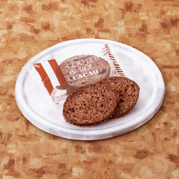 Harada, Gateau Rusk, Crispy Rusk, Cacao, 52 pcs in 1 box, For Gift