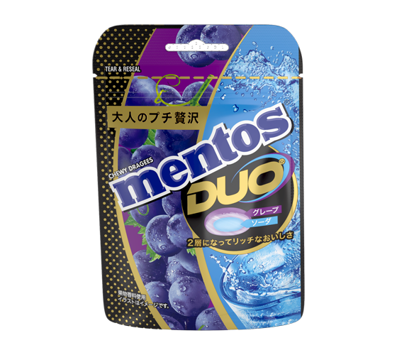 Mentos, Duo, Grape &amp; Soda, 45g