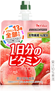 House, Ichinichibun no Vitamin, Jelly Drink, Peach, 180g